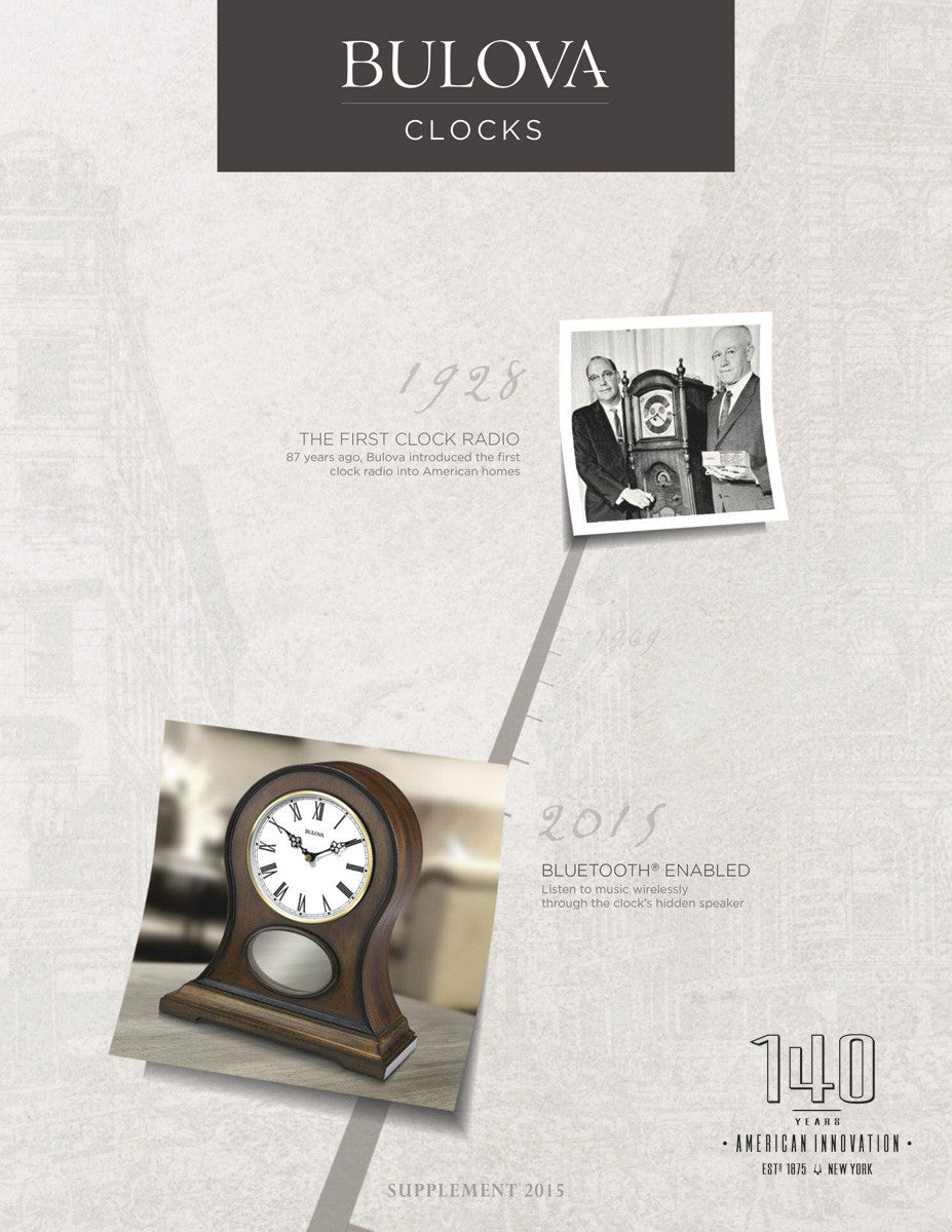 Bulova Clocks 2015 Supplement